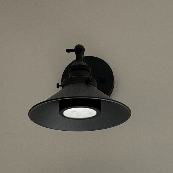 Set of 2 Modern Farmhouse Black Wall Sconces – New In Box
